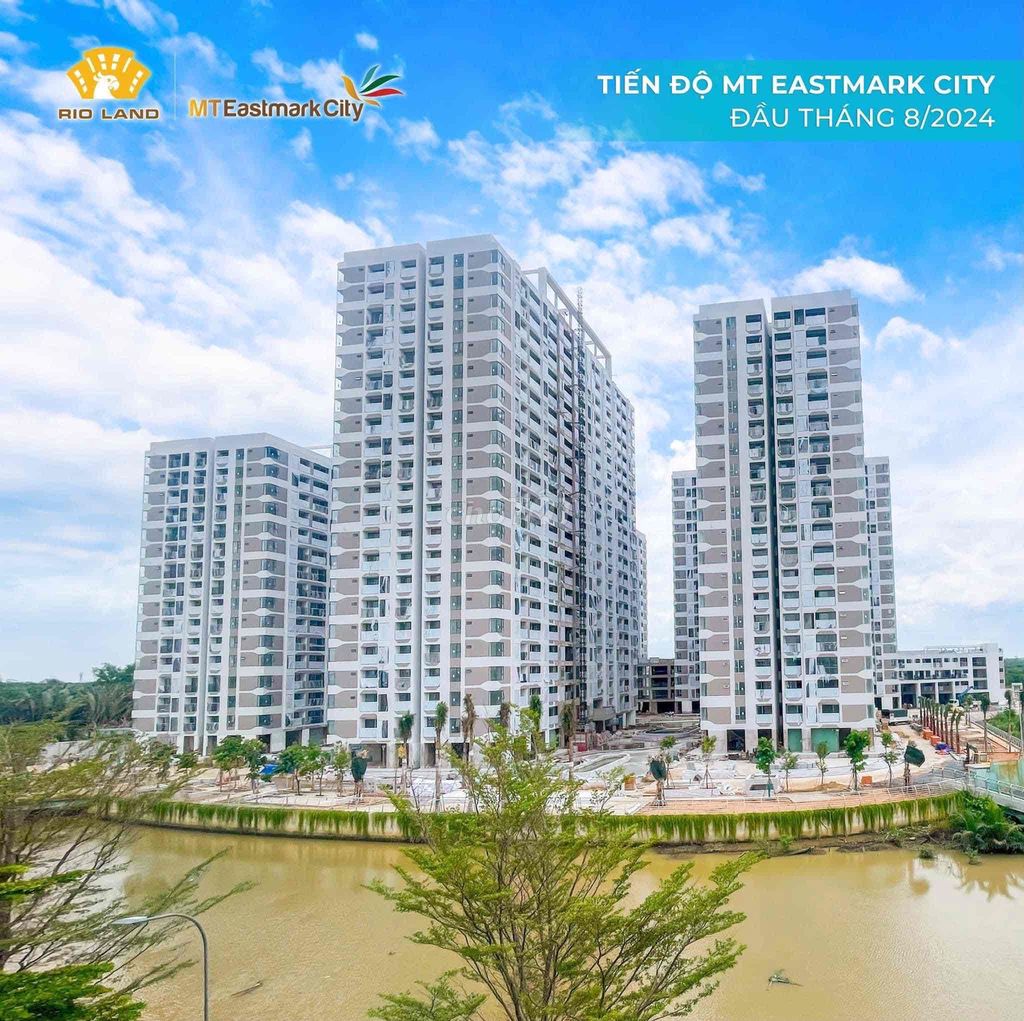 Sắp nhận nhà. Cần chuyển nhượng căn MT Eastmark City. View hồ bơi