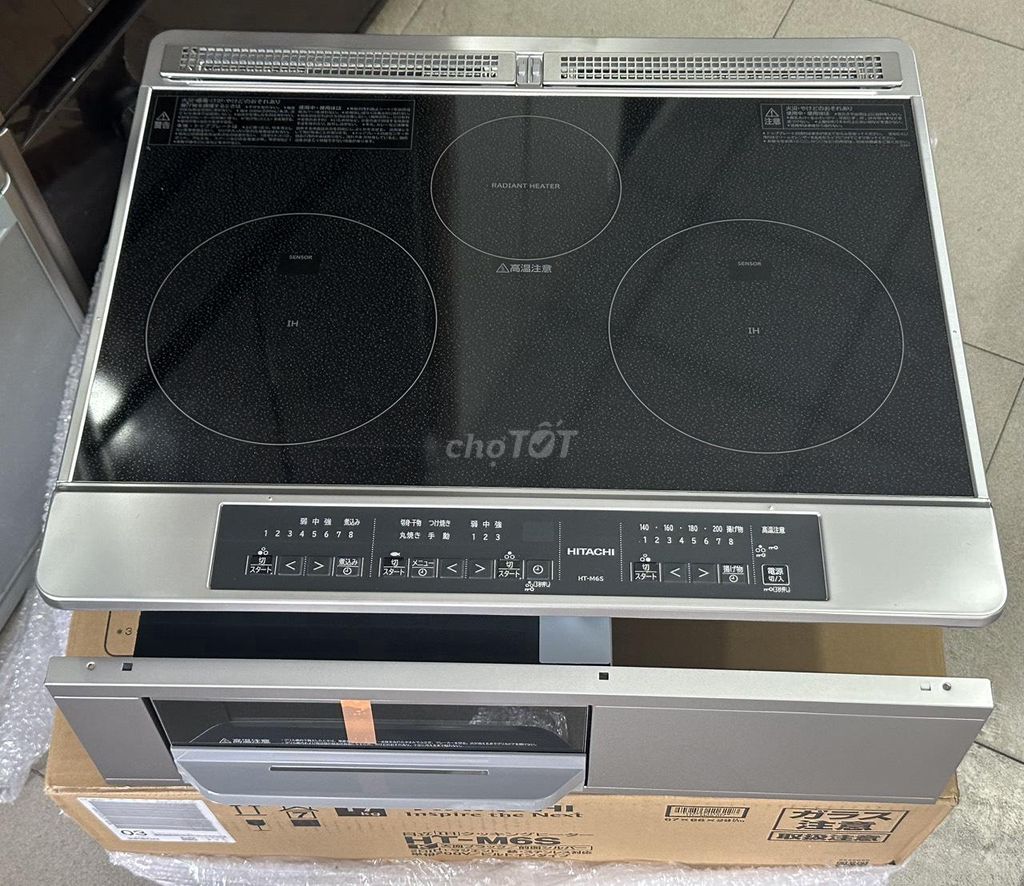 Bếp từ âm Hitachi HT-M6S Nhật Bản. Mua bán Bếp, lò, đồ điện nhà bếp tại Quận Tân Phú Tp Hồ Chí Minh được đăng bởi Ms Trang hình 1