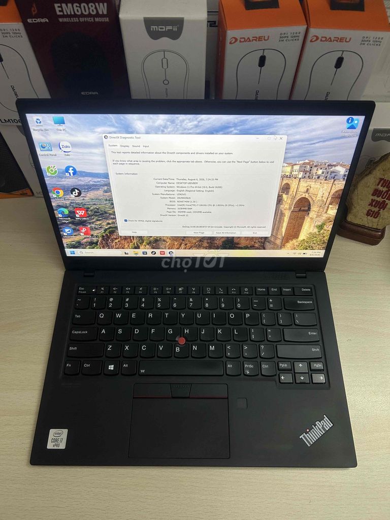 Thinkpad X1 Carbon G8 i7 16GB/256GB 14 Full HD. Mua bán Laptop tại Quận Ninh Kiều Cần Thơ được đăng bởi Truyền PC hình 1