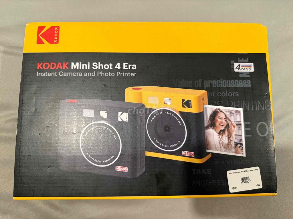 Máy ảnh Kodak Mini Shot 4 Era Vàng Đen Newseal. Mua bán Máy ảnh, Máy quay tại Quận 1 Tp Hồ Chí Minh được đăng bởi Min Qi hình 1