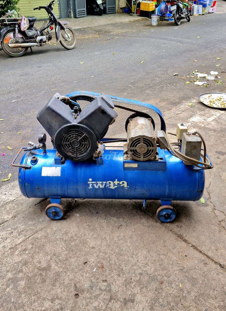 Máy nén khí Iwata 3hp 80lit Nhật Bản. Mua bán Đồ chuyên dụng, Giống nuôi trồng tại Quận Tân Phú Tp Hồ Chí Minh được đăng bởi Bắp hình 1