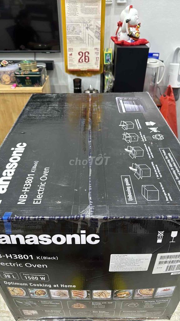 Lò nướng 38L Panasonic NB-H3801KRA