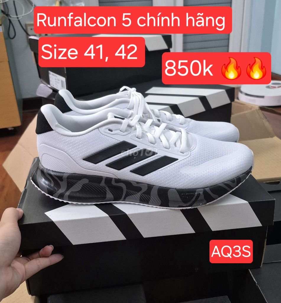 Giày Adidas Runfalcon 5 Size 41, 42 chính hãng. Mua bán Giày dép tại Huyện Thanh Trì Hà Nội được đăng bởi Hằng Nguyễn hình 1