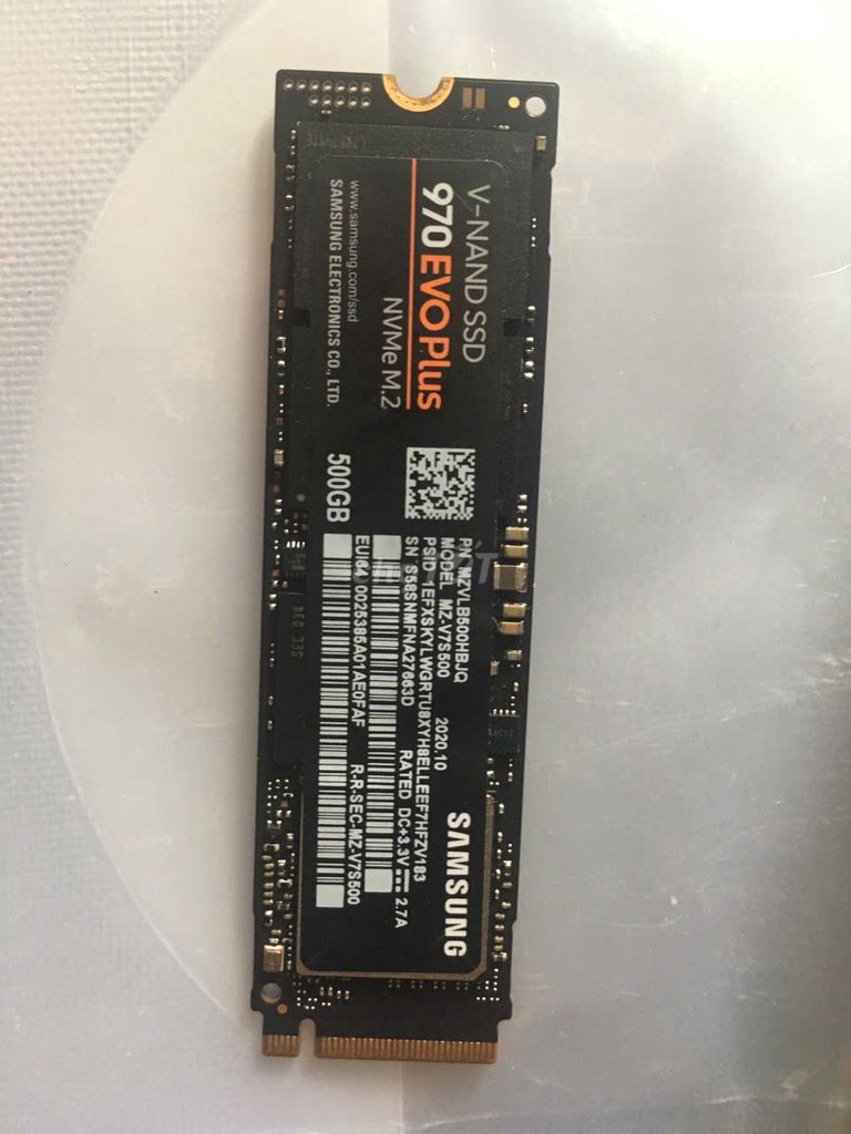 Ổ cứng SSD Samsung 970 EVO  & SSD Samsung 980. Mua bán Linh kiện (RAM, Card...) tại Quận Tân Bình Tp Hồ Chí Minh được đăng bởi Đào Hữu Tín hình 1
