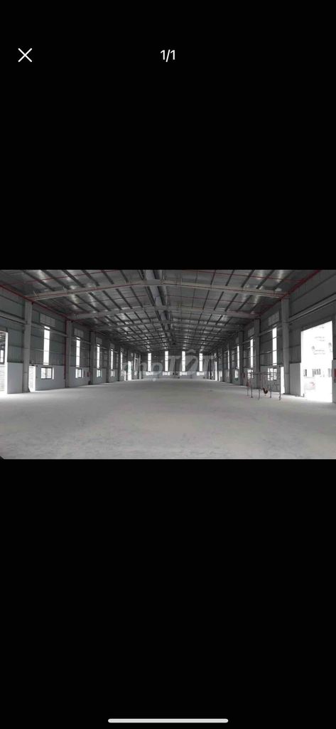 Cho thuê kho xưởng 1100m2 đường Trần Văn Giàu, Bình Chánh giá 40 triệu