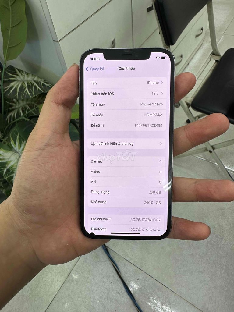 Iphone 12 Pro quốc tế 256Gb. Mua bán Điện thoại tại Quận Gò Vấp Tp Hồ Chí Minh được đăng bởi Tony hình 1