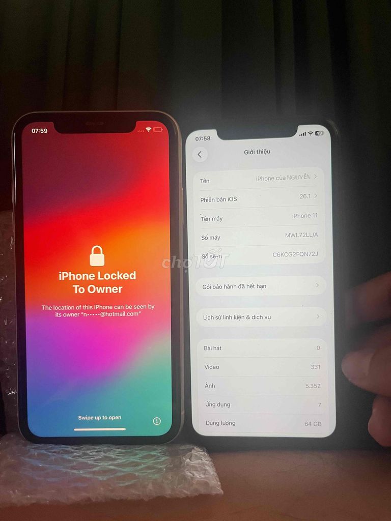 Apple iPhone 11 64GB Trắng, Đen. Mua bán Điện thoại tại Huyện Dương Minh Châu Tây Ninh được đăng bởi Pi hình 1