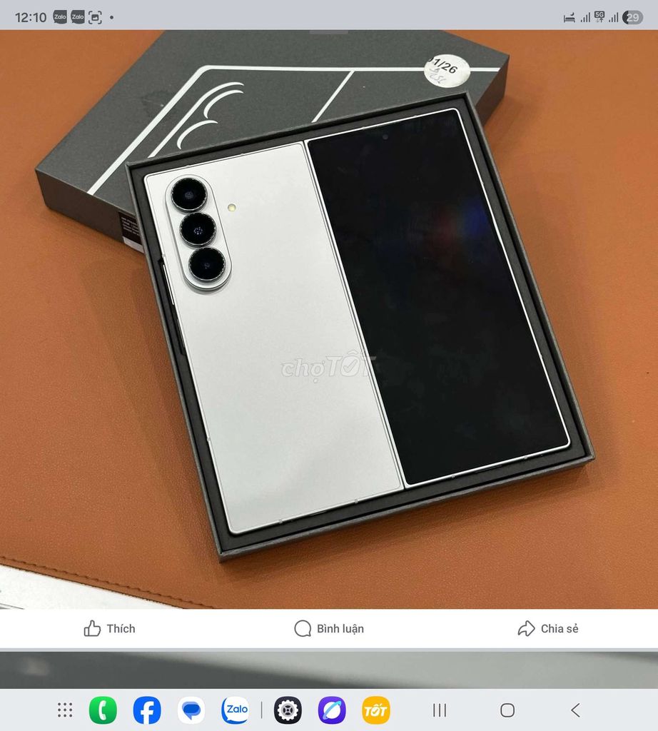 Samsung Galaxy Z Fold7 Bạc. Mua bán Điện thoại tại Quận Hà Đông Hà Nội được đăng bởi Pham Ngoc Hai hình 1