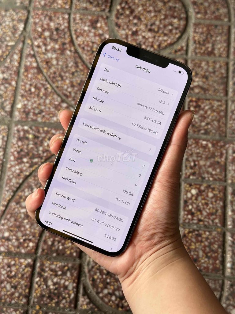 IPhone 12 Pro Max 128G màu đen nhám