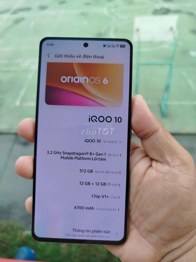 Vivo IQOO 10 512GB Trắng. Mua bán Điện thoại tại Huyện Gò Dầu Tây Ninh được đăng bởi Phong  hình 1