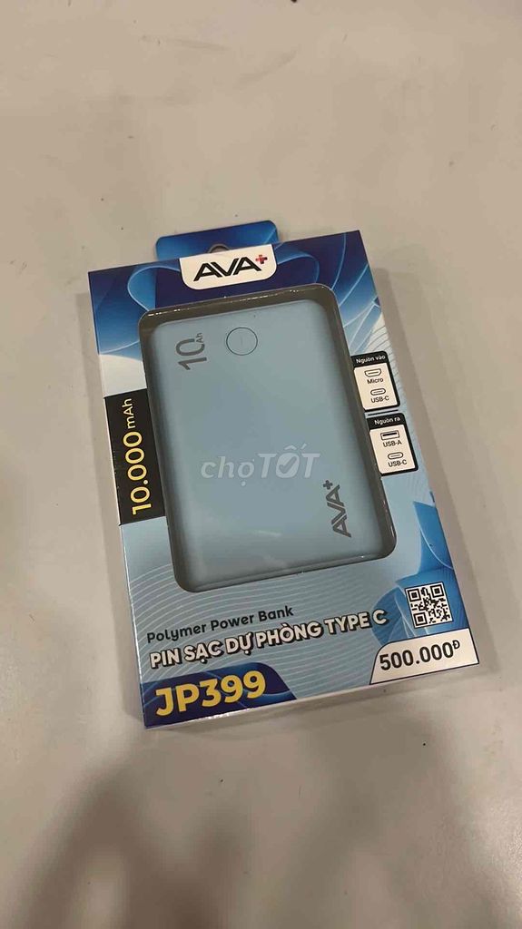 Pin sạc dự phòng AVA+ JP399. Mua bán Phụ kiện (Màn hình, Chuột...) tại Quận 8 Tp Hồ Chí Minh được đăng bởi Uyên hình 1