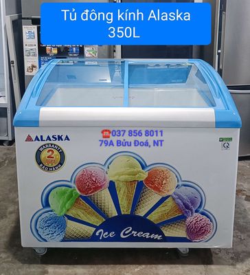 Tủ đông kính Alaska 350 lít