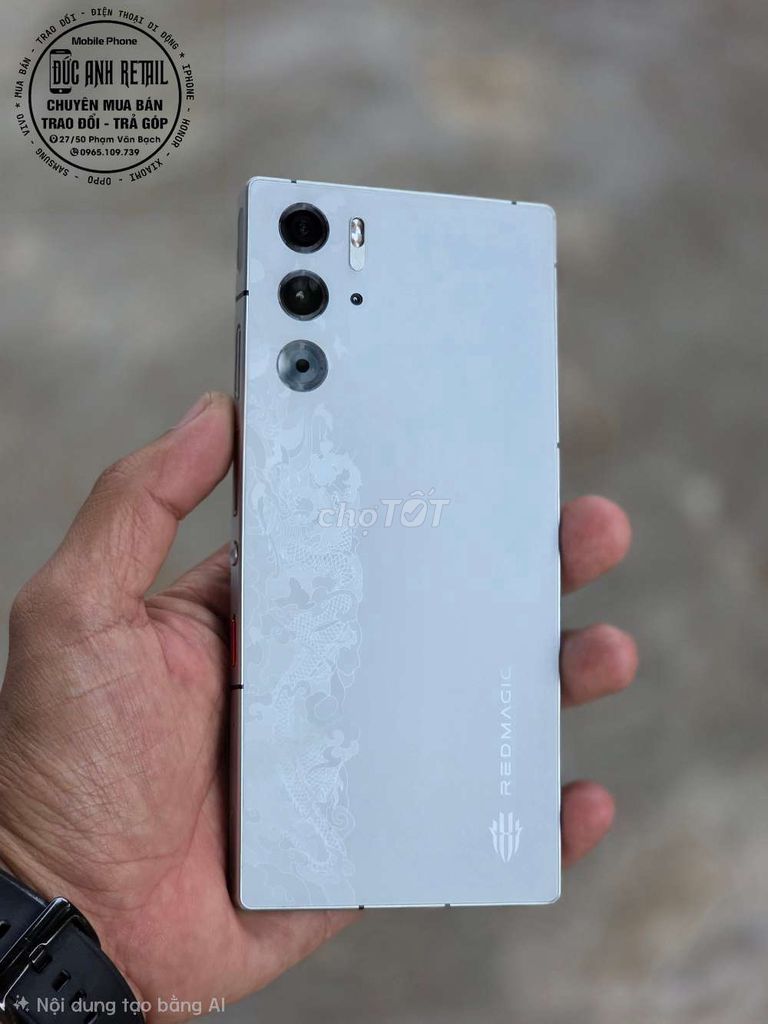 Nubia Redmagic 9 Pro 5G Trắng 512GB. Mua bán Điện thoại tại Thành phố Buôn Ma Thuột Đắk Lắk được đăng bởi Đức Anh Retail hình 1