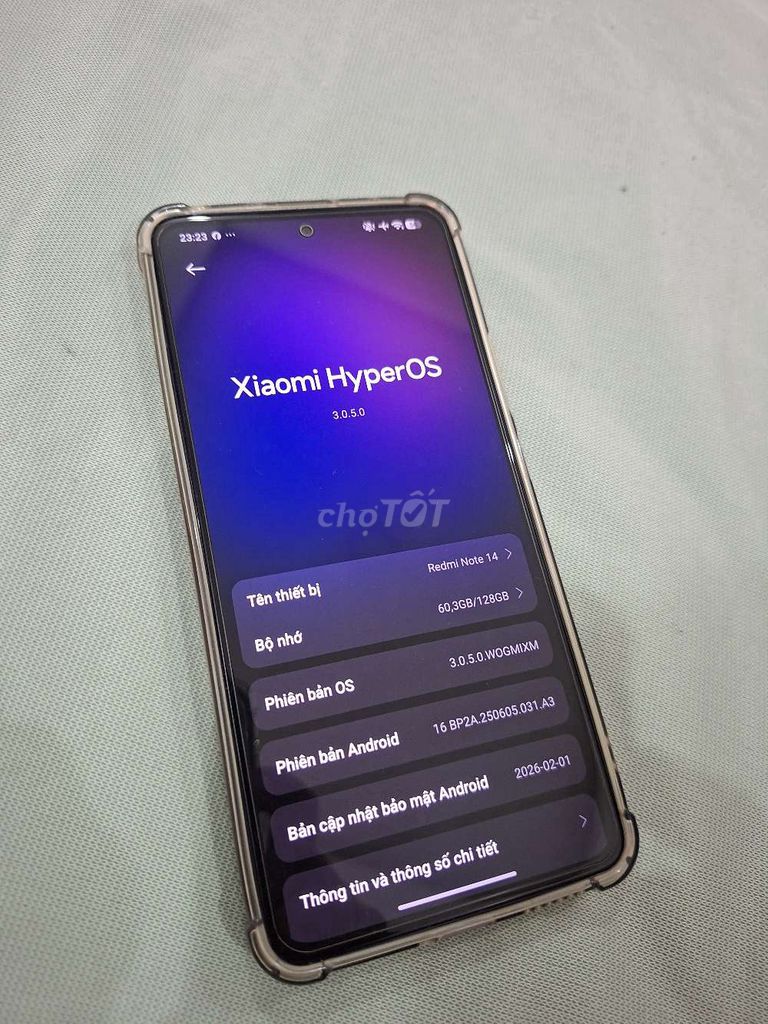Xiaomi Redmi Note 14 6/128GB fullbox 99,99%. Mua bán Điện thoại tại Quận Hải An Hải Phòng được đăng bởi Tuấn hp hình 1
