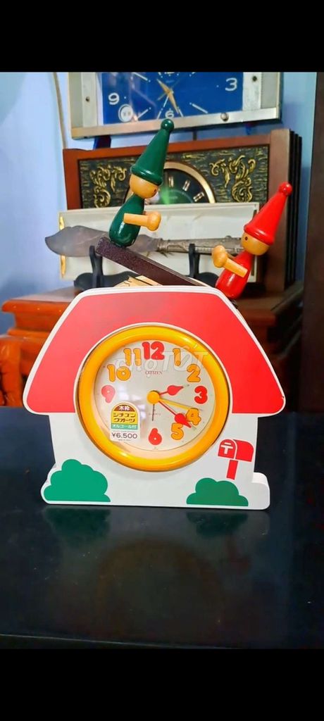 Đồng hồ báo thức Citizen 4RM636 Gỗ Đa màu