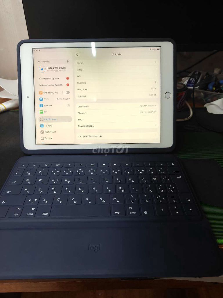 Apple iPad Gen 8 kèm bàn phím. Mua bán Máy tính bảng tại Quận Thanh Xuân Hà Nội được đăng bởi cửa hàng điện thoại giá rẻ hình 1