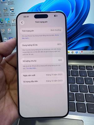 Apple iPhone 15 Pro Max 256GB Trắng LL/A