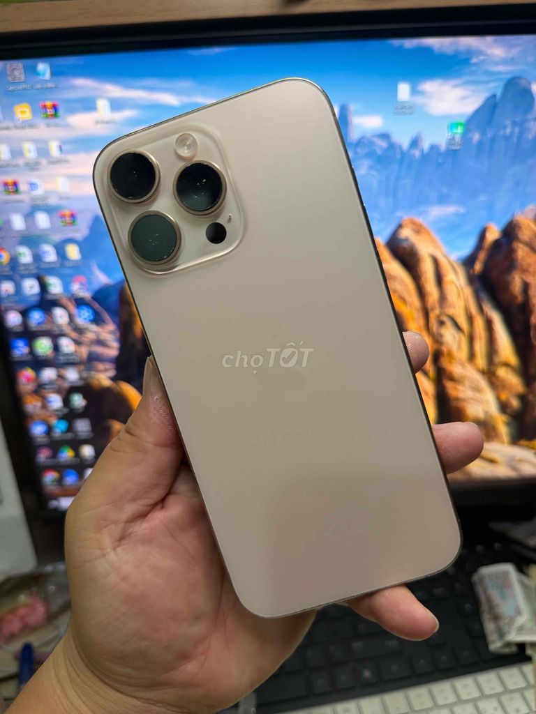 Apple iPhone 16 Pro Max 512GB Sa mạc 98%. Mua bán Điện thoại tại Quận Gò Vấp Tp Hồ Chí Minh được đăng bởi Bunny  hình 1