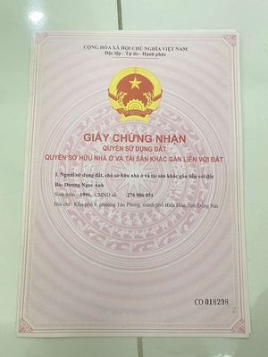 Bán Lô đất 168m2 Tân An, Tân Phú, Đồng Phú, Bình Phước