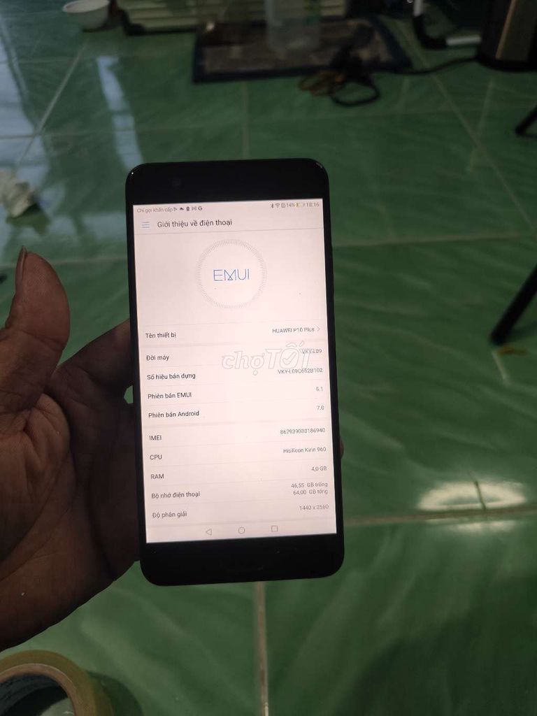 Huawei P10 Plus 64GB Đen Kirin 960. Mua bán Điện thoại tại Thành phố Thủ Dầu Một Bình Dương được đăng bởi Nga tuấn Đt Giá rẻ hình 1