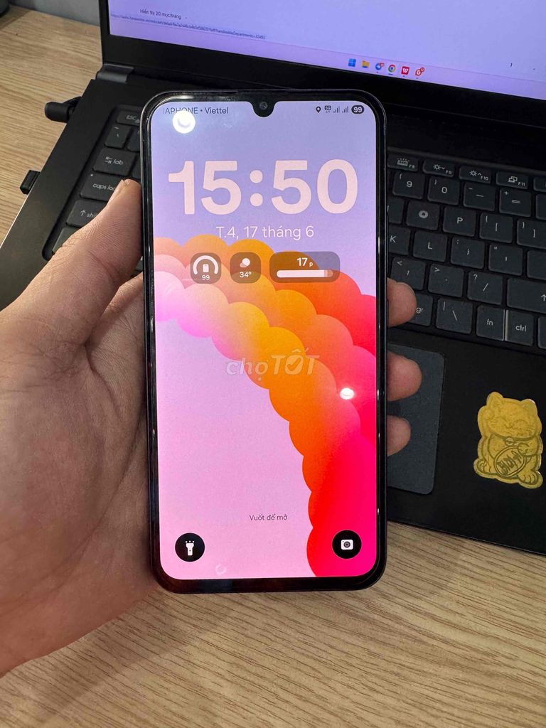 Samsung Galaxy A34 5G 128GB Xám. Mua bán Điện thoại tại Thành phố Dĩ An Bình Dương được đăng bởi VÕ ĐỨC TRỌNG hình 1