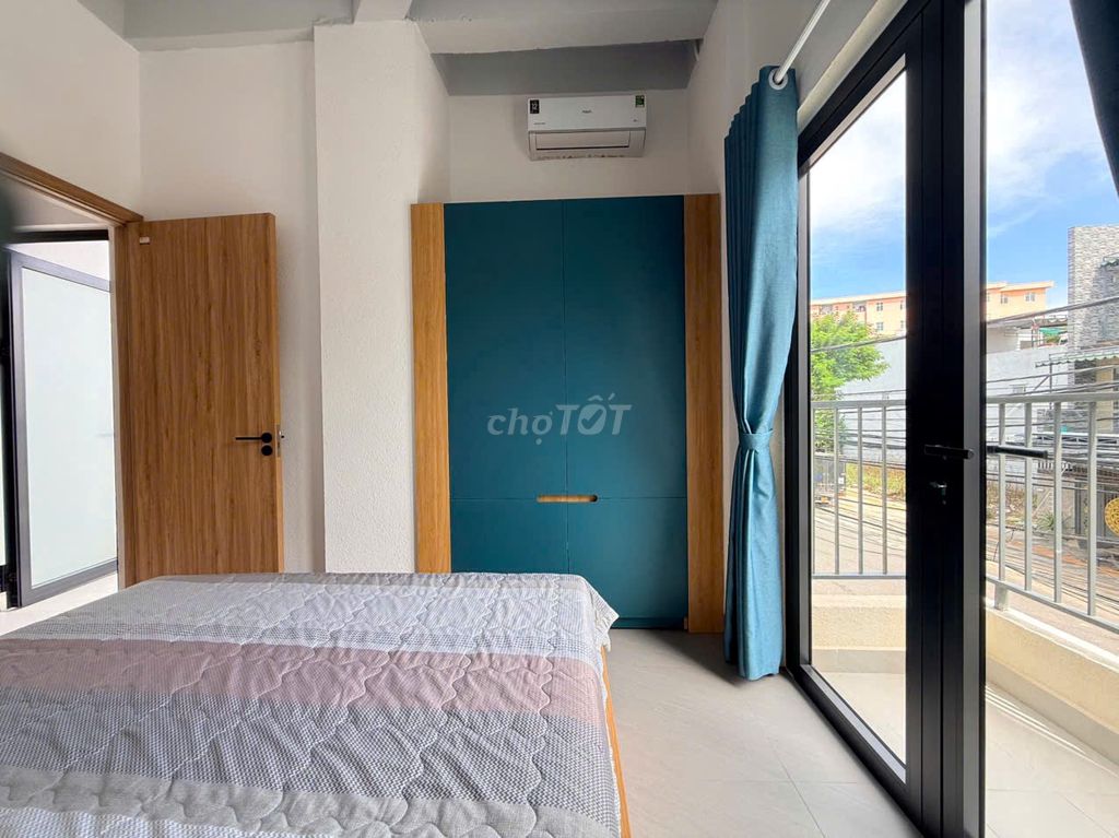 Bright 1-bedroom apartment with two balconies on Phan Huy Thực — photo 9