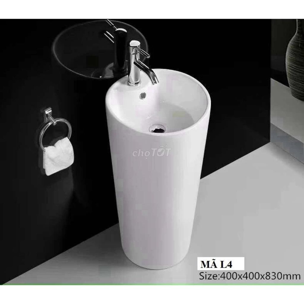 Lavabo trụ đứng mới 100%