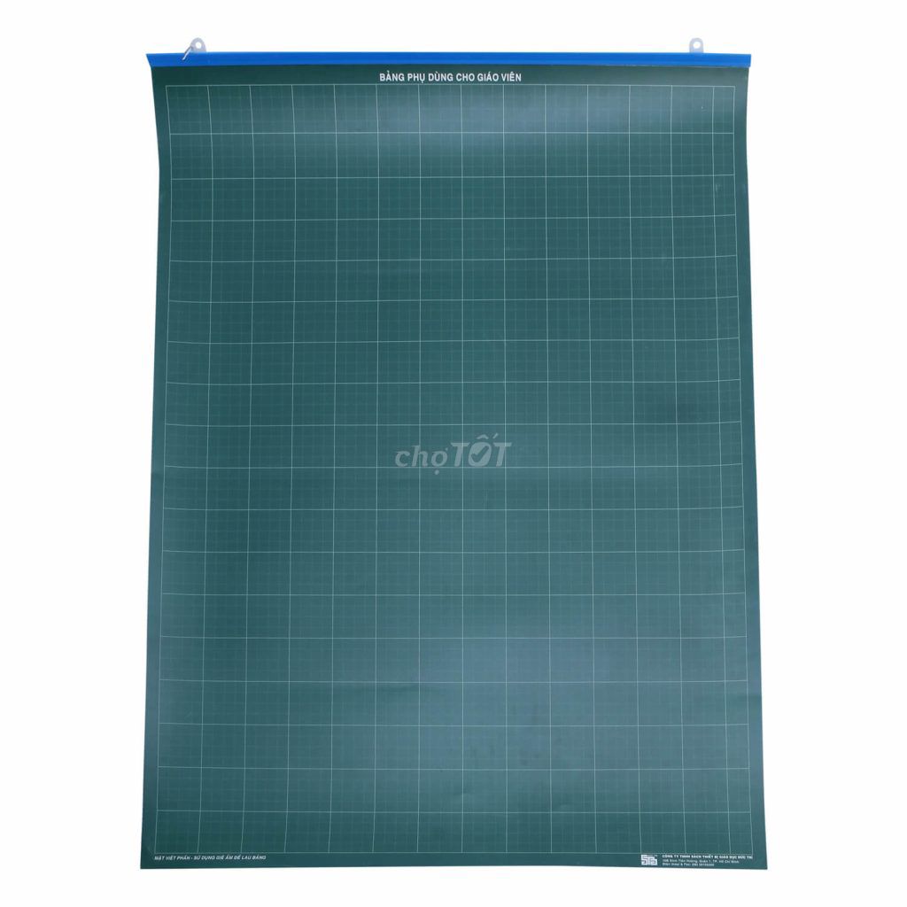 Bảng hai mặt (xanh-trắng) mica dẻo 70x90cm