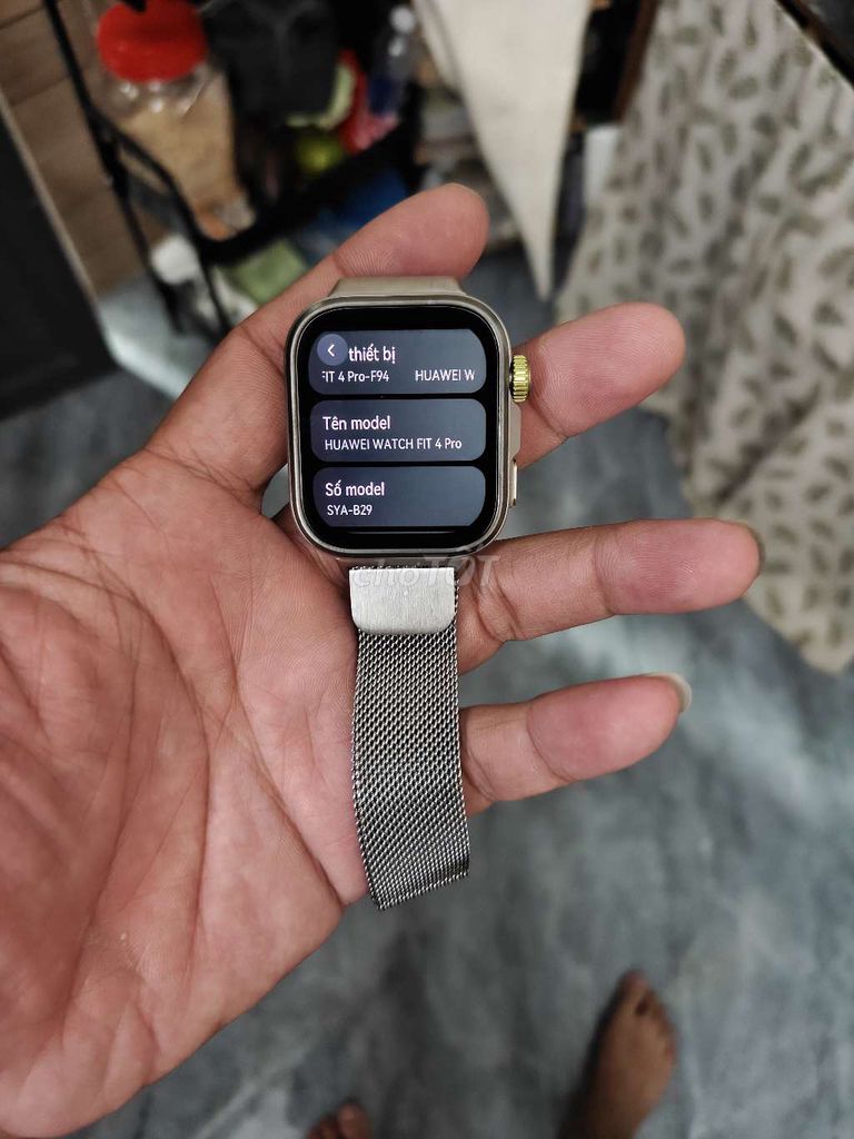 Huawei Fit 4 Pro Bạc Smartwatch. Mua bán Thiết bị đeo thông minh tại Quận Sơn Trà Đà Nẵng được đăng bởi T viết hoa hình 1