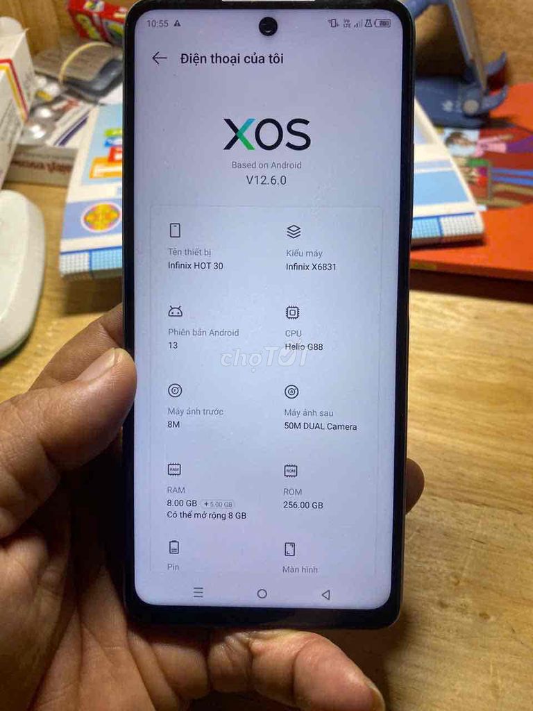 Infinix Hot 30 256GB Xanh. Mua bán Điện thoại tại Thành phố Thủ Đức Tp Hồ Chí Minh được đăng bởi Thanh Tâm hình 1