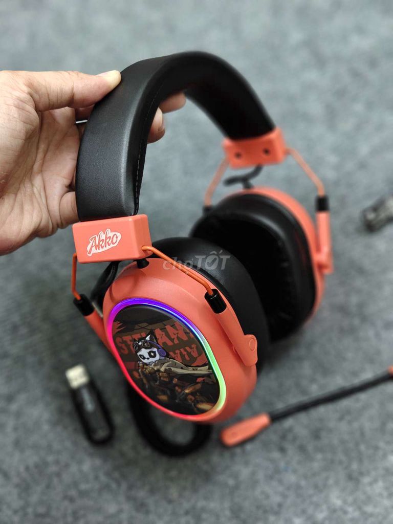 Tai nghe gaming Akko MA02W Wasteland (3 mode). Mua bán Tivi, Âm thanh tại Quận Thanh Khê Đà Nẵng được đăng bởi Dino Gear ĐN hình 1