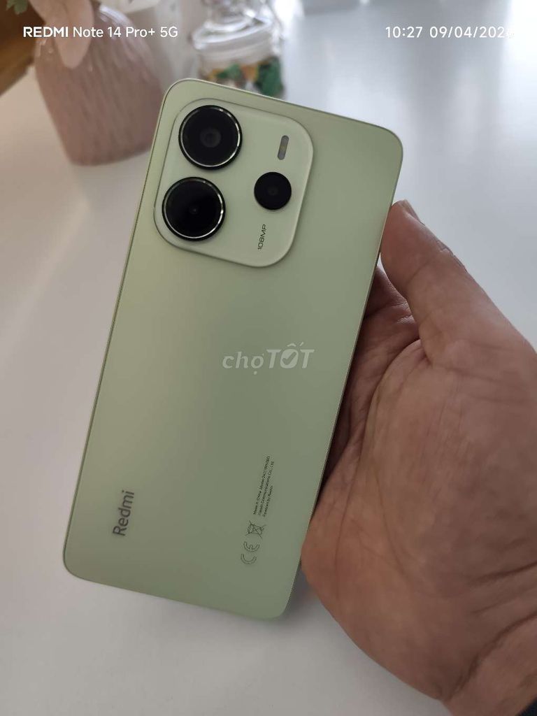 Xiaomi Redmi Note 14 ram  8/128GB Xanh. Mua bán Điện thoại tại Quận 7 Tp Hồ Chí Minh được đăng bởi THÔNG VÕ hình 1