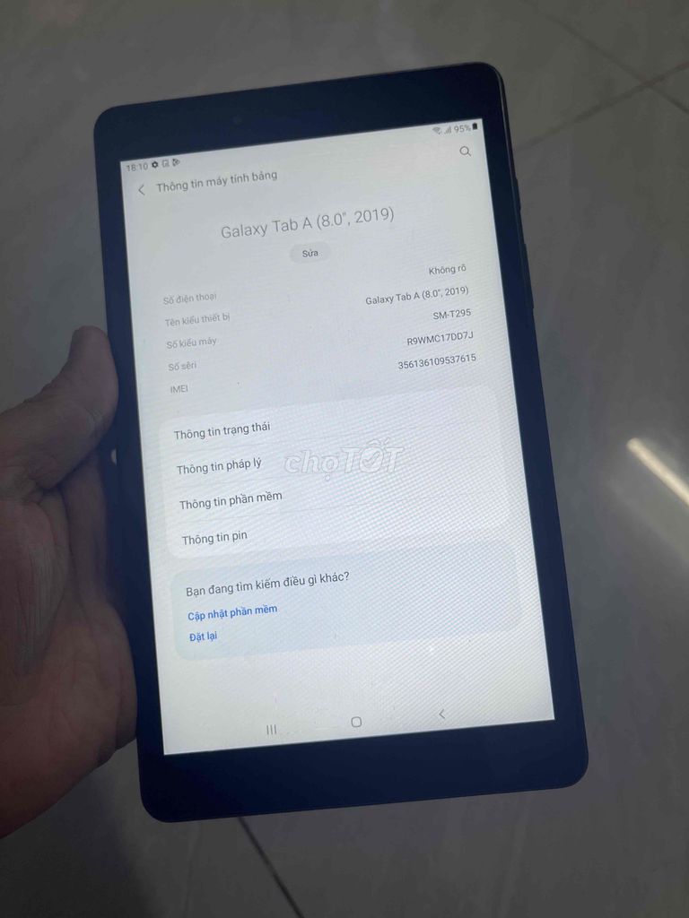 Samsung Tab A 8 inch T295 androi 11 có 4g lẫn wifi. Mua bán Máy tính bảng tại Quận 8 Tp Hồ Chí Minh được đăng bởi điện thoại giá rẻ  hình 1