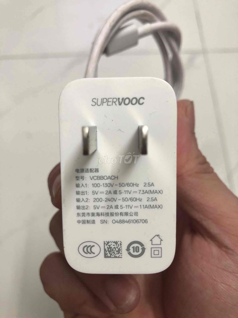 Cần bán sạc bóc máy GT6 SuperVooc 120W Zin
