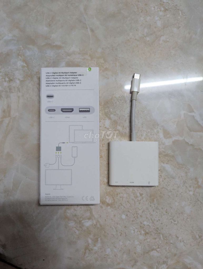Bộ chuyển đổi Apple USB-C Digital AV Trắng. Mua bán Phụ kiện (Màn hình, Chuột...) tại Quận Nam Từ Liêm Hà Nội được đăng bởi Hải Quy hình 1