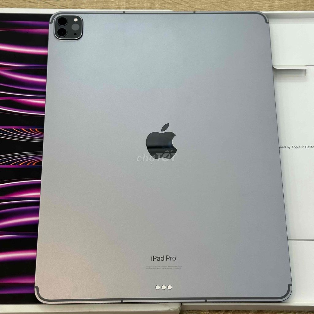 iPad Pro 2022 M2 12.9 INCH 256GB WIFI + 5G Fullbox