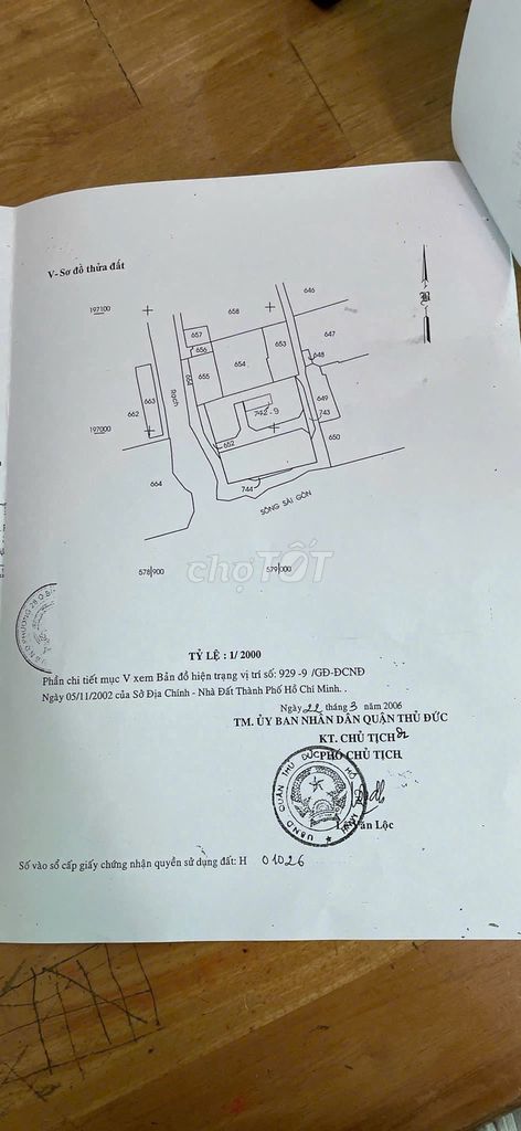 Bán đất sổ đỏ 198m2, đường 28, P. Hiệp Bình Chánh, Thủ Đức.