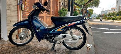 Honda Wave Alpha lốc đen 2002 Xanh