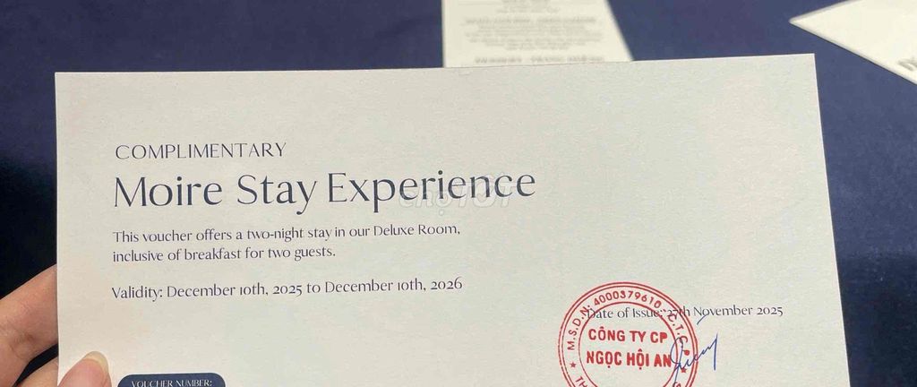 Voucher Moire Hoi An Deluxe Room 2 đêm 2 người. Du lịch tại Quận Bình Thạnh Tp Hồ Chí Minh được đăng bởi phạm hồng nhung hình 1