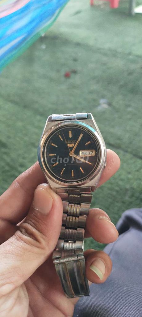 Đồng hồ Seiko 5 Nam Kim loại Bạc. Mua bán Đồng hồ tại Quận 12 Tp Hồ Chí Minh được đăng bởi huy hình 1