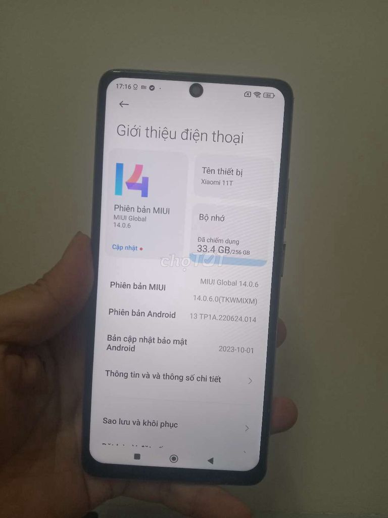 Xiaomi 11T 256GB Đa sắc. Mua bán Điện thoại tại Huyện Hóc Môn Tp Hồ Chí Minh được đăng bởi thắng mobile hình 1