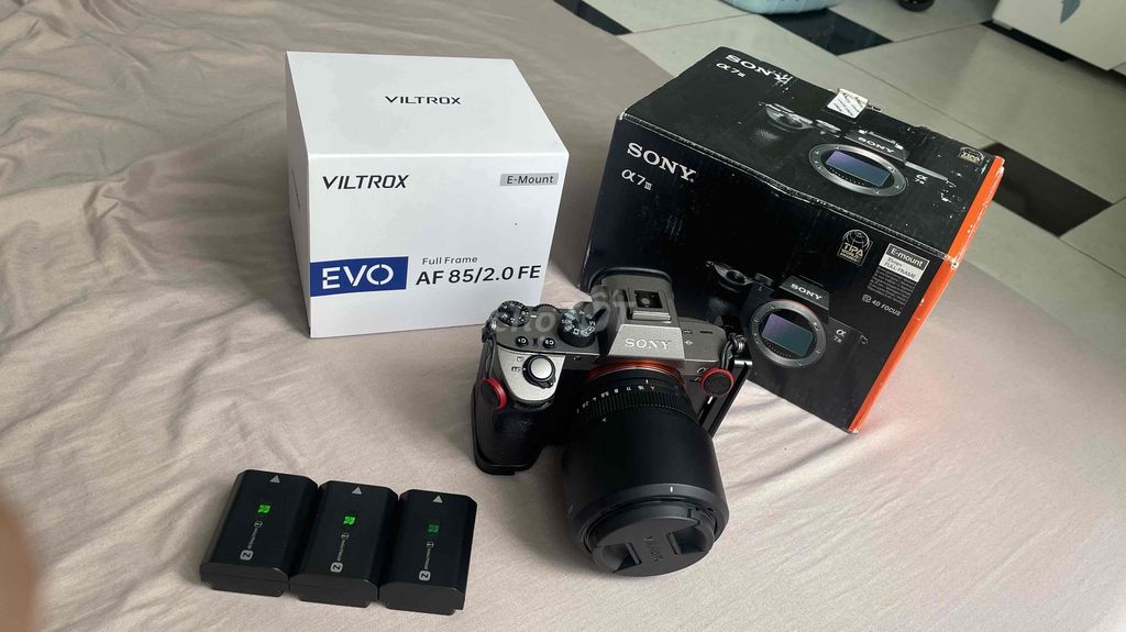 Máy ảnh Sony a7 III  17k shot + lens 85f2 viltrox. Mua bán Máy ảnh, Máy quay tại Quận Tân Phú Tp Hồ Chí Minh được đăng bởi Minh Nhật hình 1