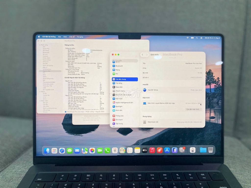 Macbook Pro 14" Chip M5 Ram 16Gb SSD 512Gb 98%. Mua bán Laptop tại Quận 10 Tp Hồ Chí Minh được đăng bởi Lapvn hình 1