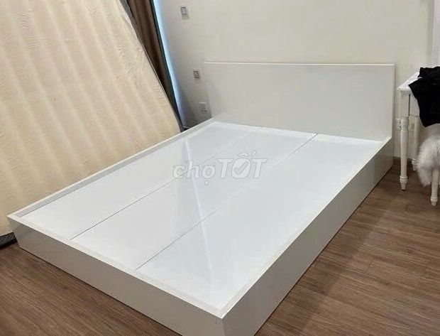 Giường NGGủ Gỗ MDF Phủ MALamine Đầy Đủ Kích ThướCC