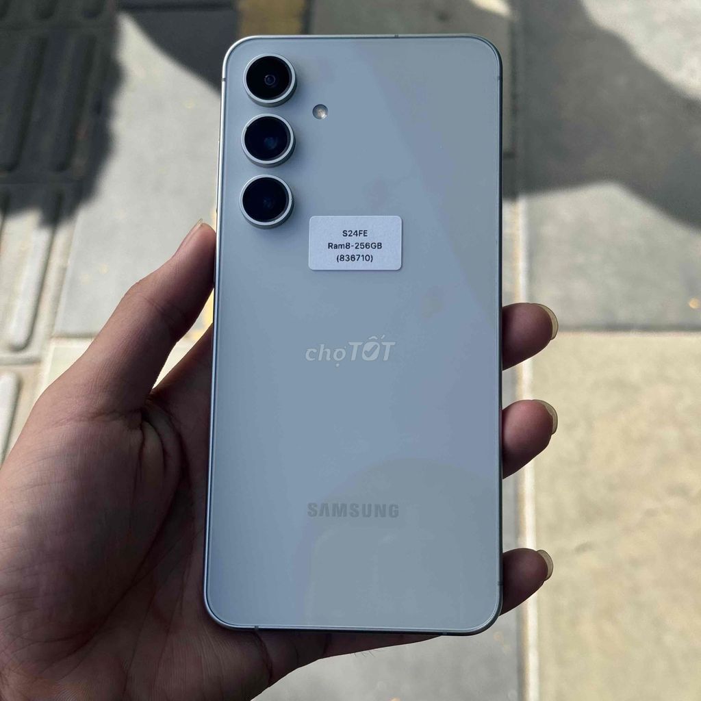 🚀 Samsung S24 FE 256GB Trắng | Có trả góp 💳. Mua bán Điện thoại tại Quận Ngô Quyền Hải Phòng được đăng bởi minmobile HP hình 1