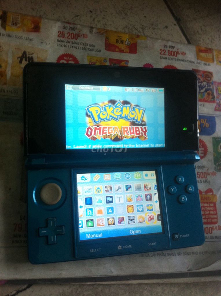 Nintendo 3DS 32GB Máy chơi game cầm tay. Mua bán Thiết bị chơi game tại Quận Bình Thạnh Tp Hồ Chí Minh được đăng bởi Mr. Lâm hình 1