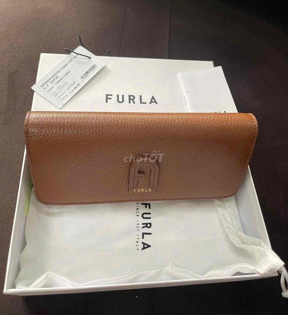 ví cầm tay Furla Cognac.new+tag.bao auth.0000