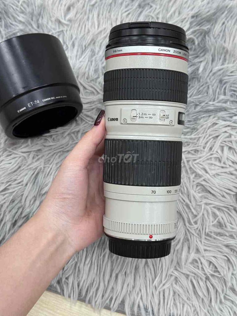 Ống kính Canon EF 70-200mm F4 L USM. Mua bán Máy ảnh, Máy quay tại Quận 5 Tp Hồ Chí Minh được đăng bởi Phan Thế Phong  hình 1