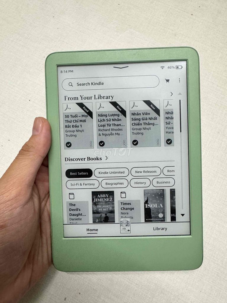 Máy đọc sách Kindle Basic 2024 Xanh lá. Mua bán Máy tính bảng tại Quận 10 Tp Hồ Chí Minh được đăng bởi linh hình 1