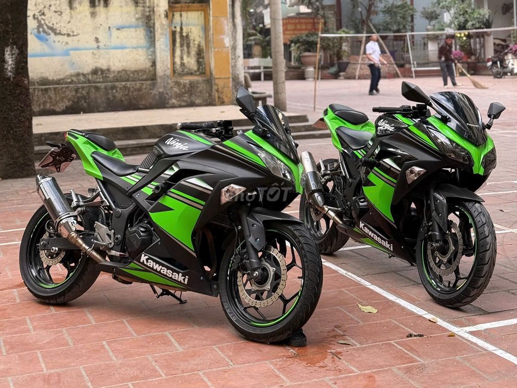 Kawasaki Ninja 300 2017 xanh có trả góp trao đổi ✅. Mua bán Xe máy tại Quận Thanh Xuân Hà Nội được đăng bởi Phú Lý hình 1